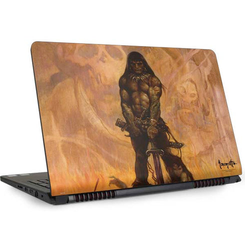 Frazetta Barbarian Dell Inspiron Skin